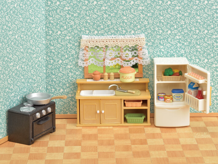 Sylvanian classic cheap kitchen set